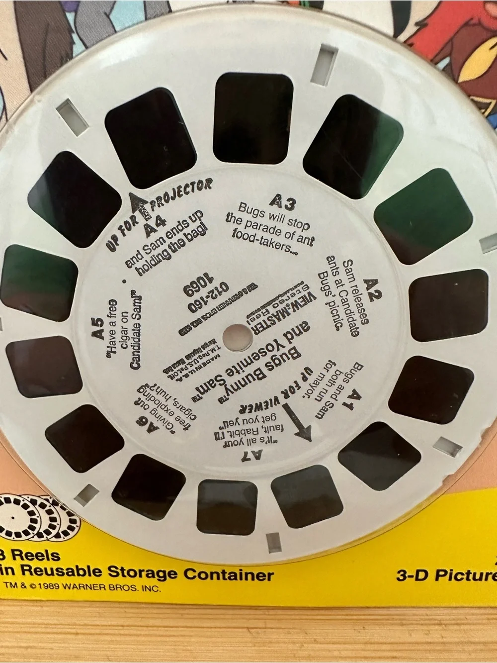 Vintage View-Master With NIP 1989 Looney Tunes 3 Reels 3-D Pictures